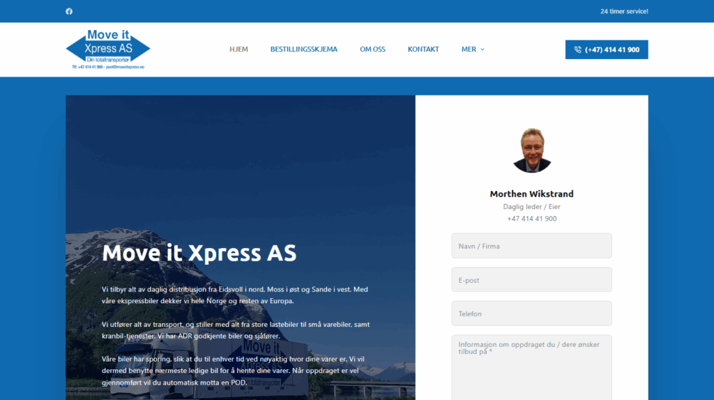 Kopperud Nordic portfolio - moveitxpress.no